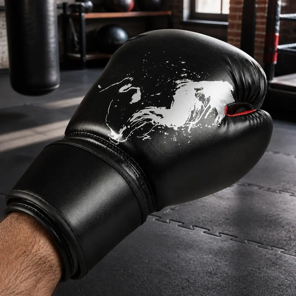 8OZ PU Leather Boxing Gloves for MMA