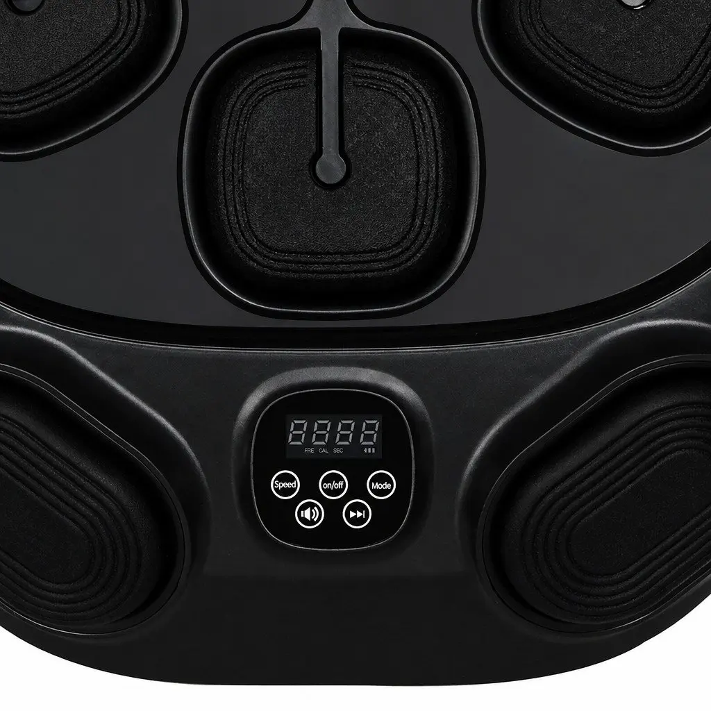 Music Boxing Machine PU Foam ABS PET EVA 48cm x 61cm Black 10 Speed 9 Modes Home Workout Training