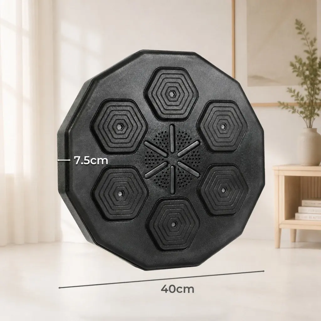 Music Boxing Machine PE PU 40cm Black