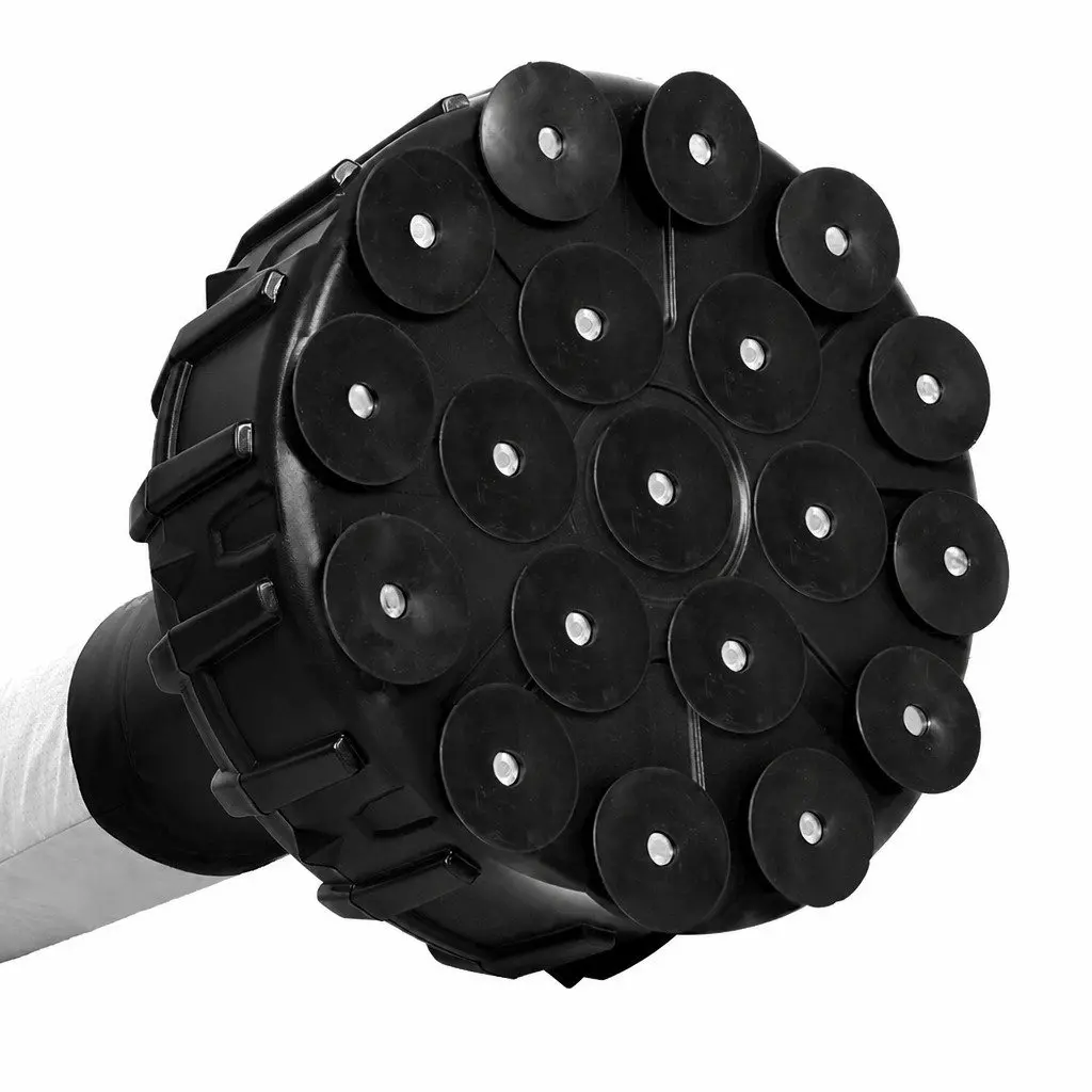 Punching Bag Stand High Transparency Waterproof Fabric 80cm x 26cm Black