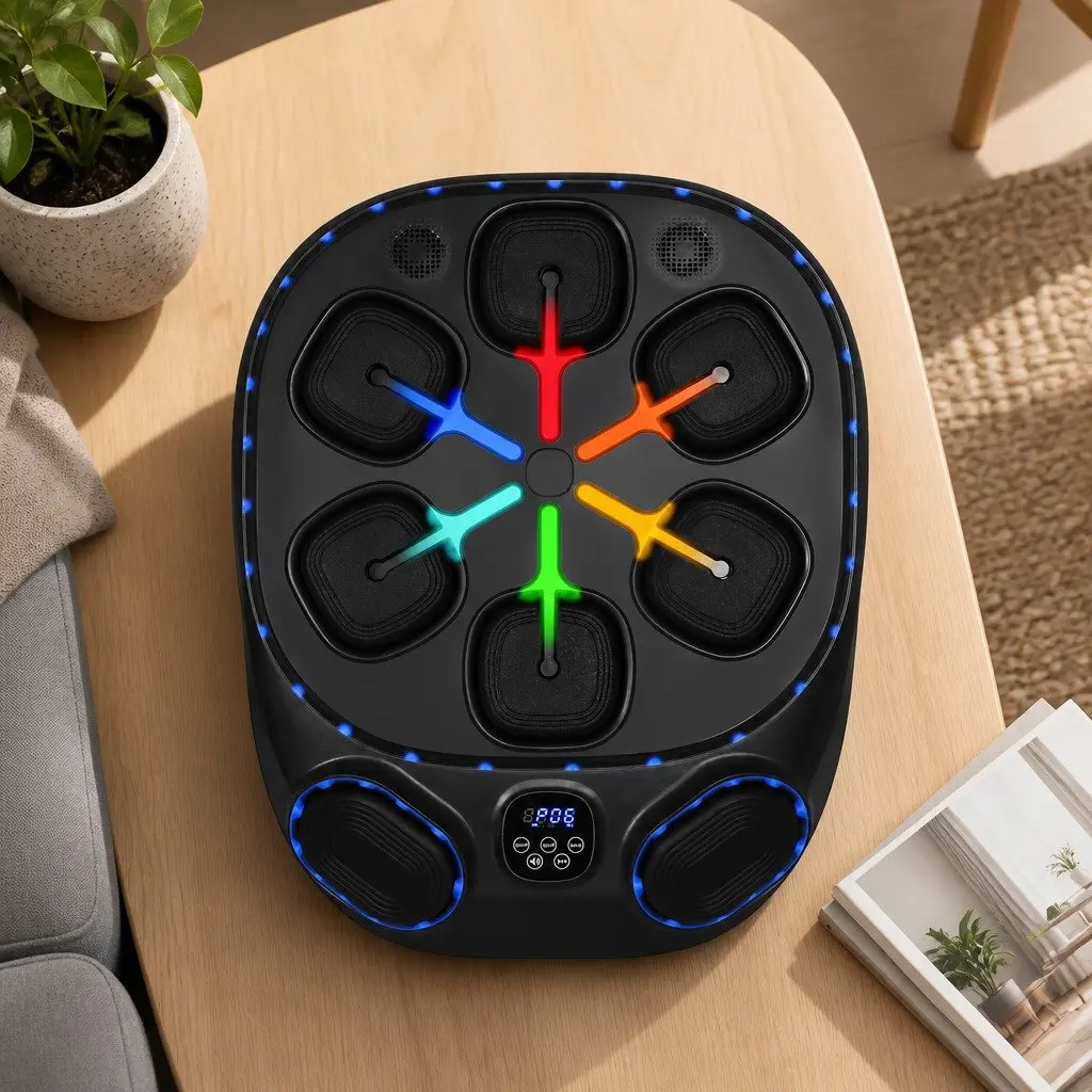 Wall-Mounted Smart Music Boxing Machine for Home Workouts