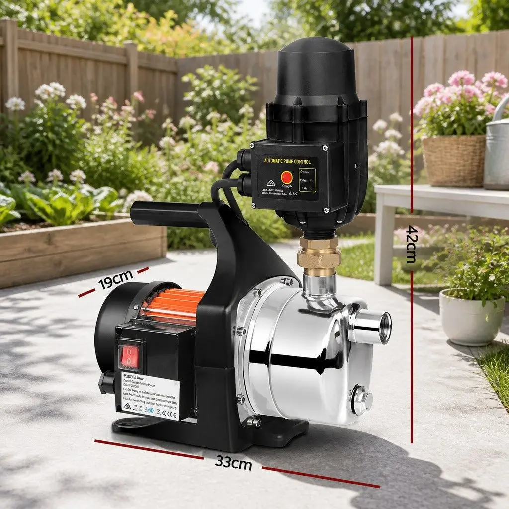 Garden Water Pump 1500W with Automatic Control