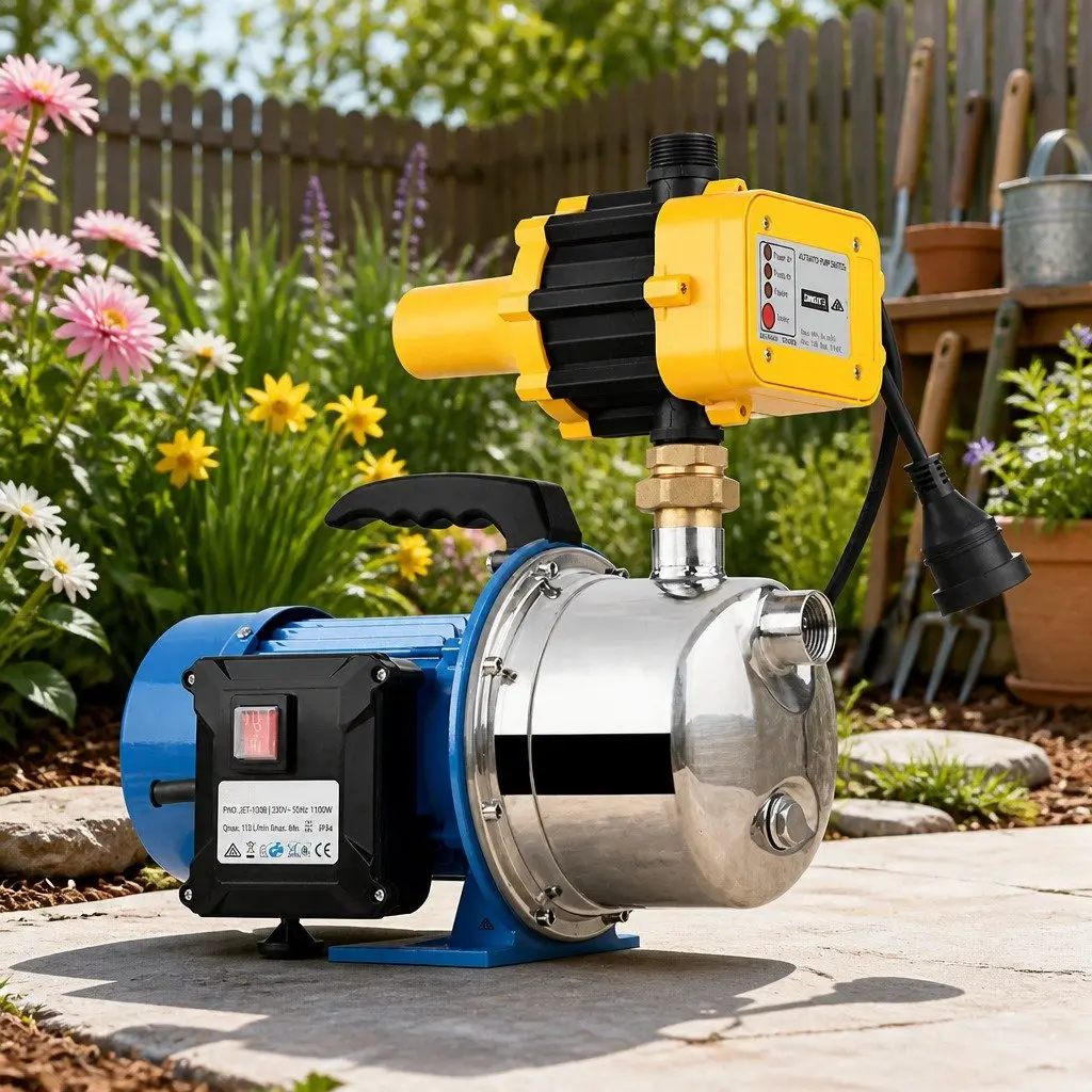 Garden Water Pump with Pressure Control 4600L/H