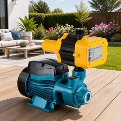 Peripheral Water Pump Garden Irrigation Pool Booster Electric 0.5HP Yellow