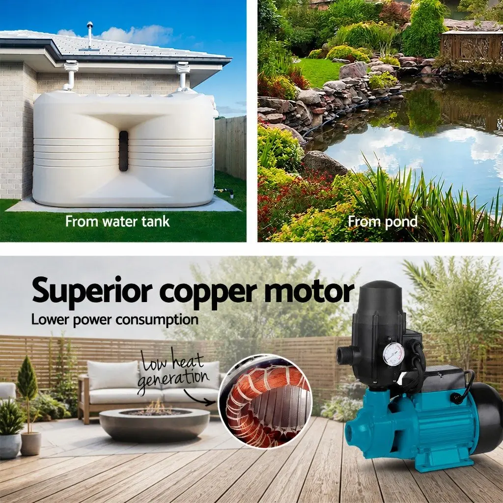 750W Water Pump for Garden and Pool