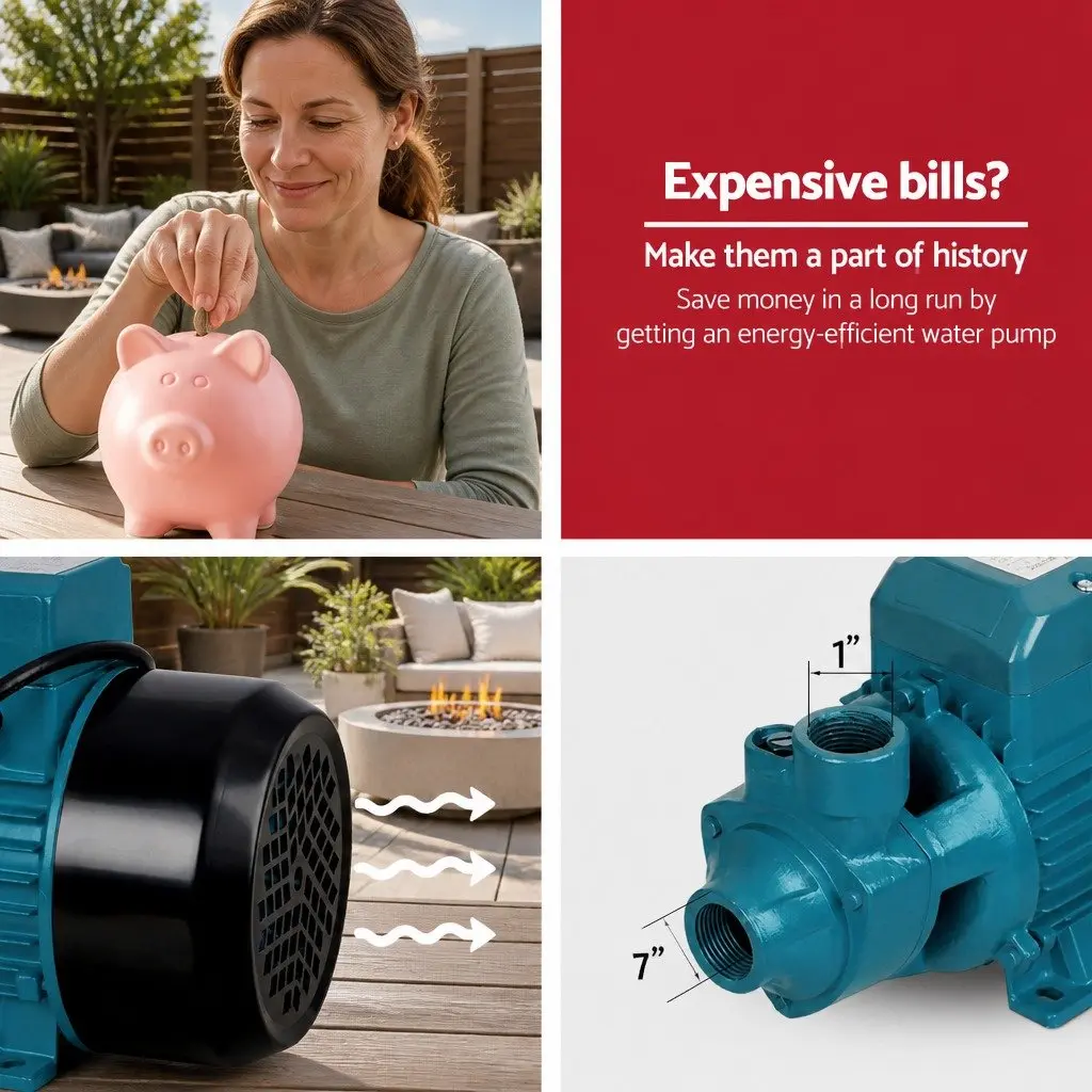 750W Water Pump for Garden and Pool