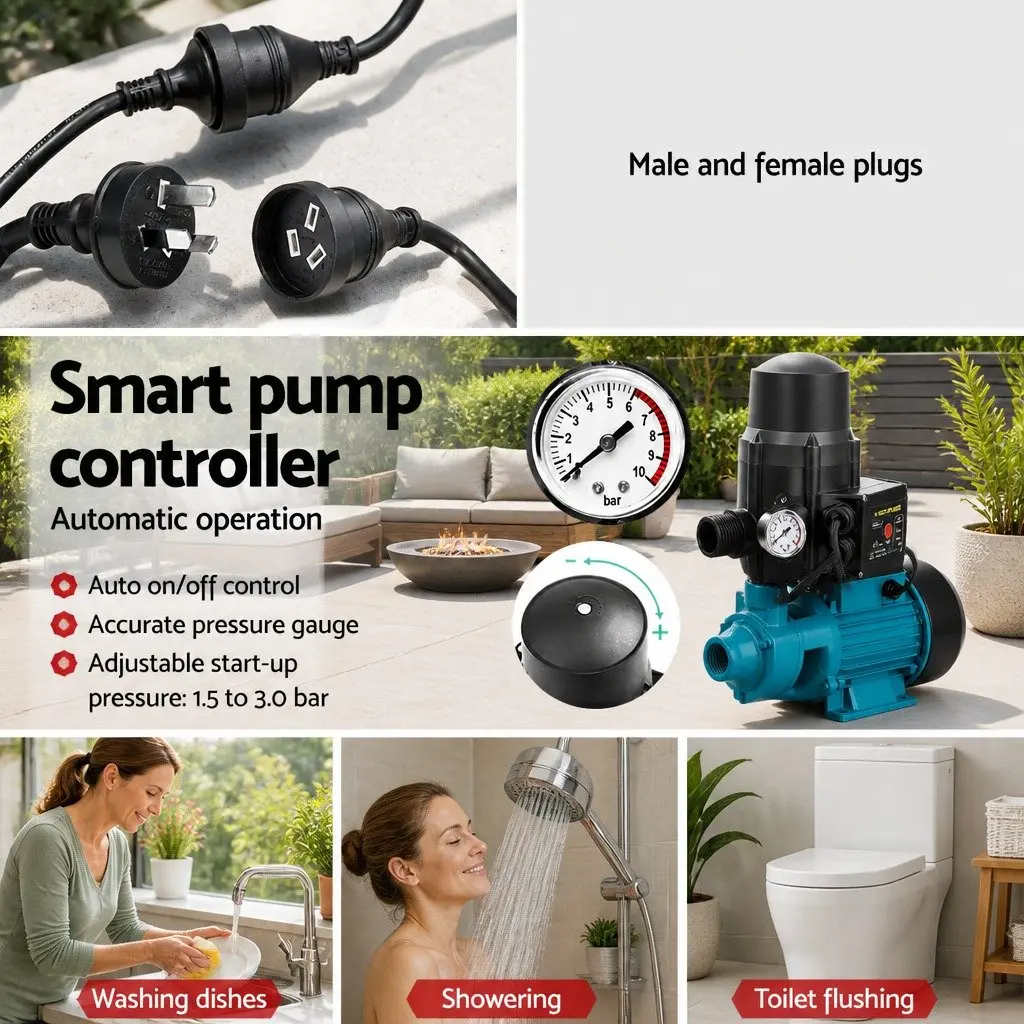 750W Water Pump for Garden and Pool