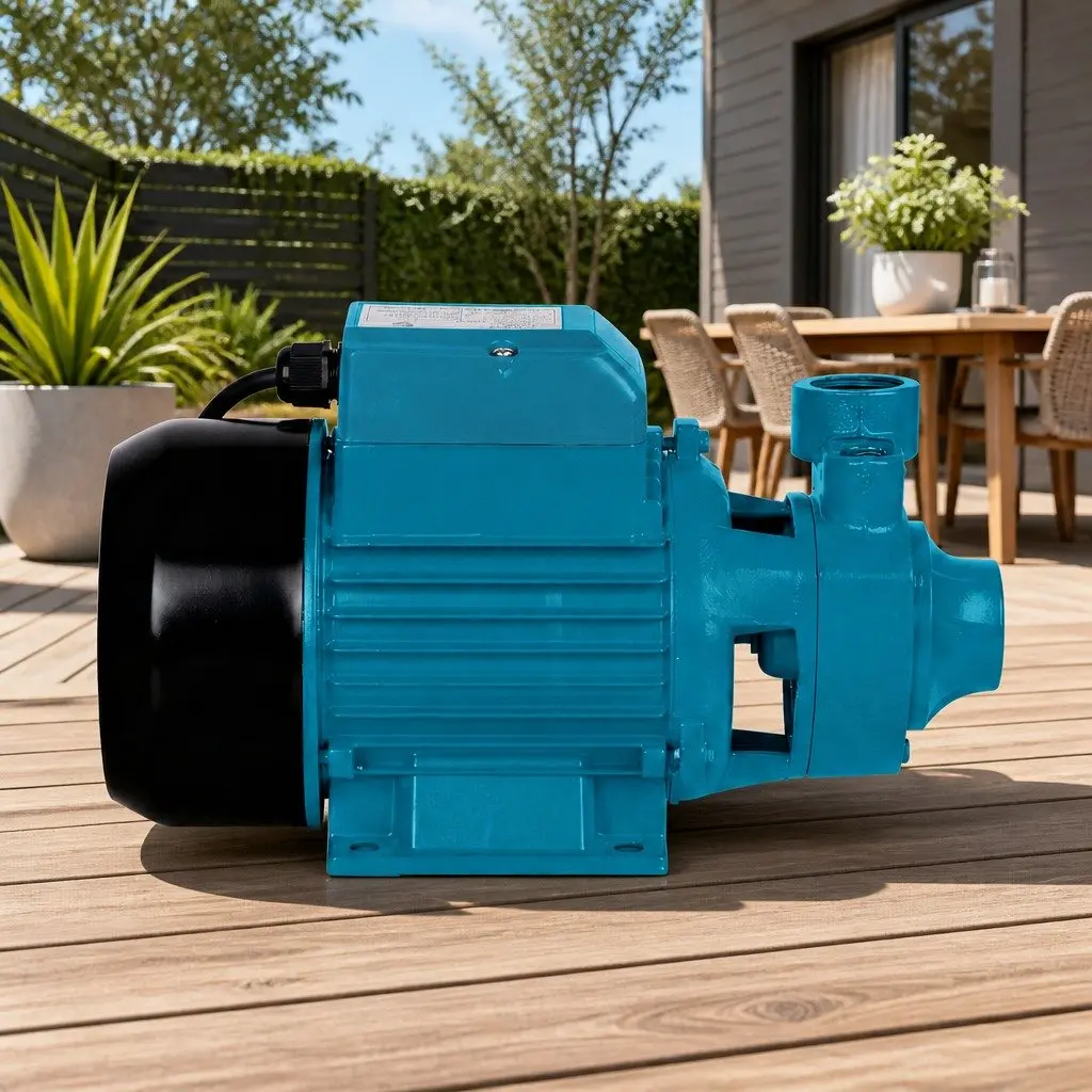 Water Pump 750W Garden Irrigation Pool Booster Auto Car Wash Pressure QB80 Blue
