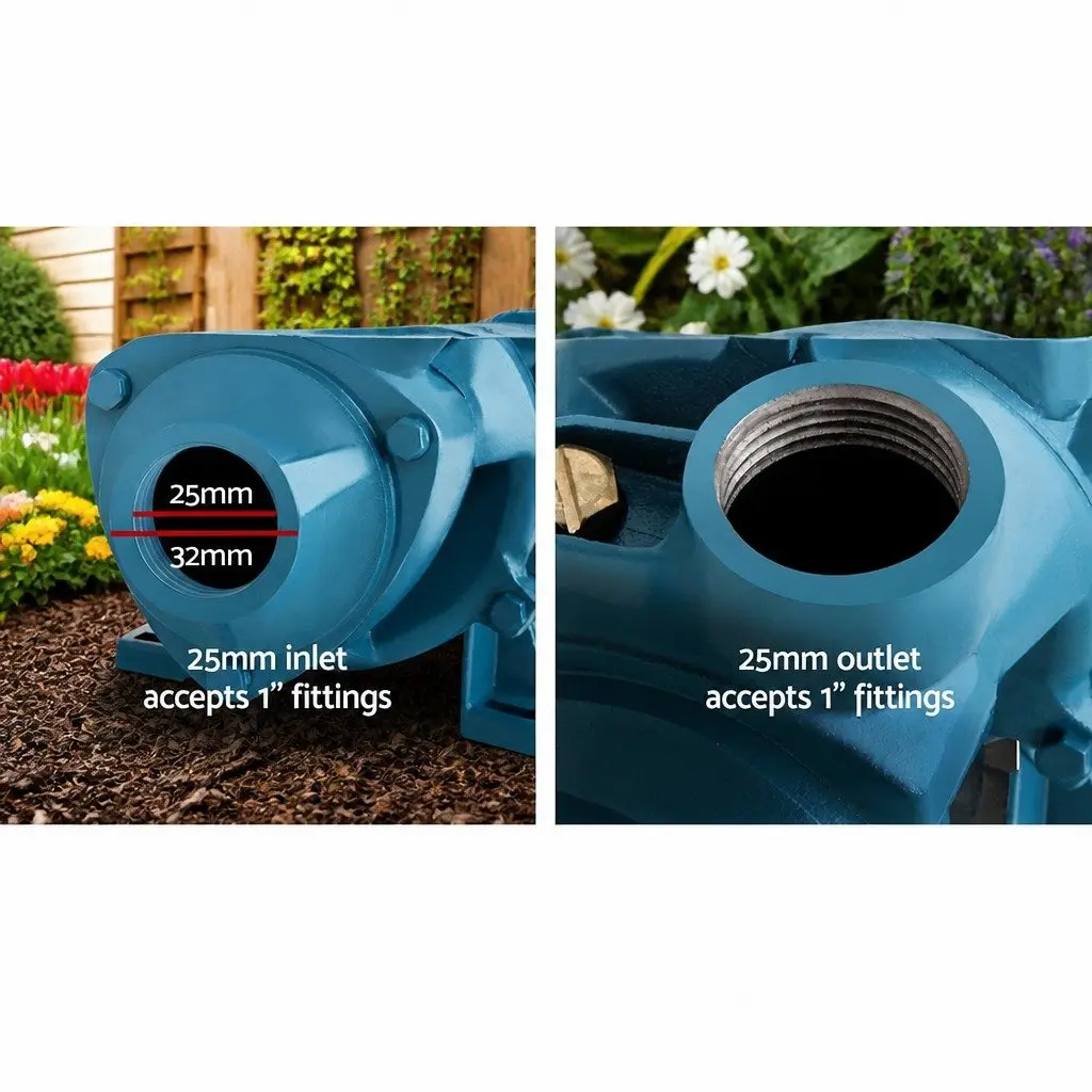 Irrigation Pump Brass 0.5HP Blue