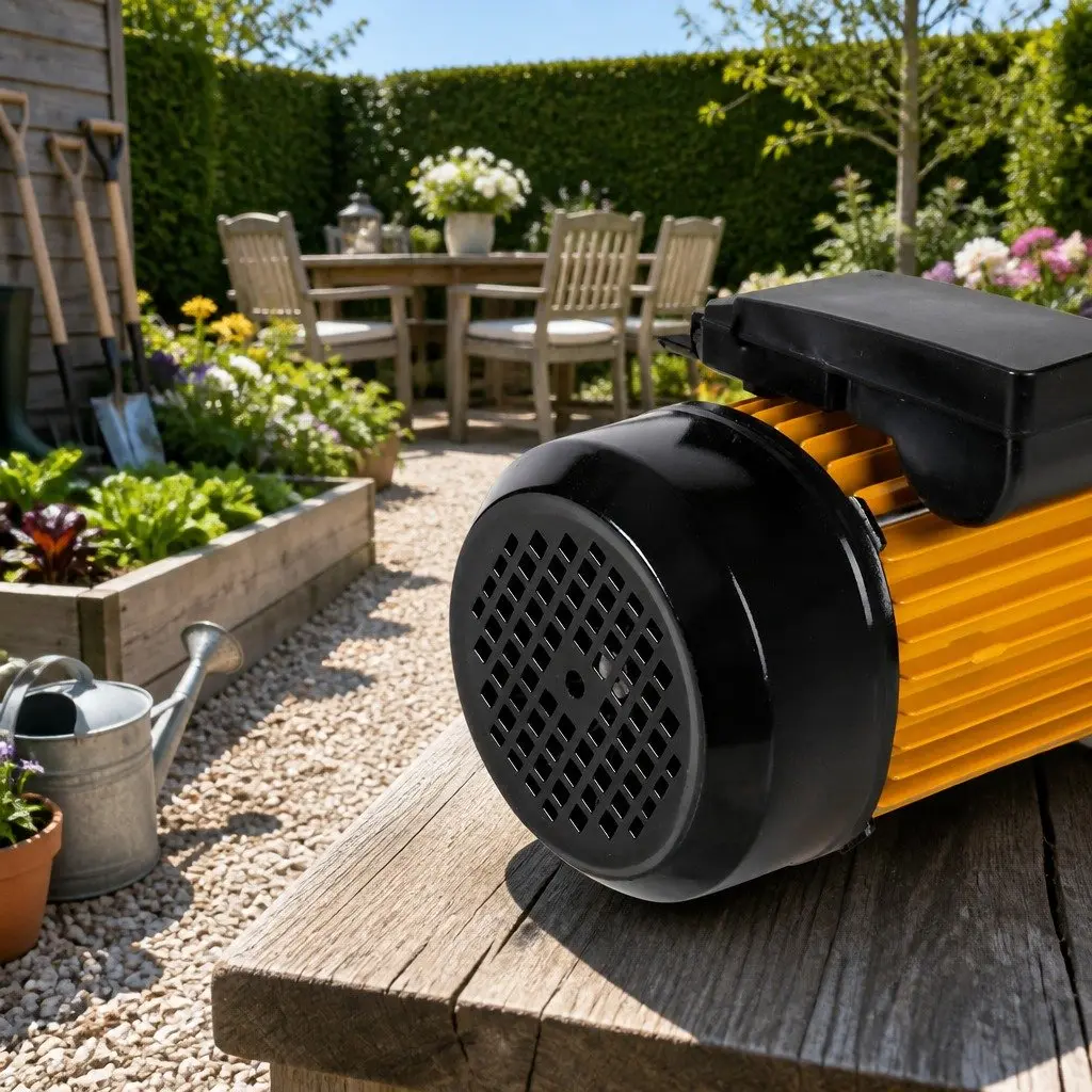 4-Stage Water Pump Stainless Steel 2000W Yellow
