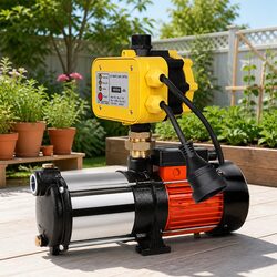 Garden Water Pump 1800W Multi-Stage High Pressure Irrigation Booster Automatic
