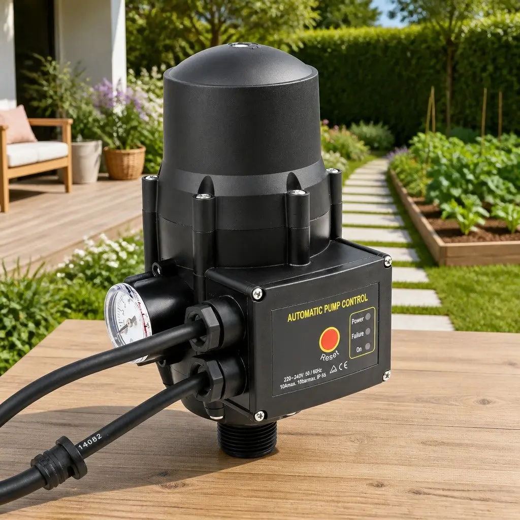 5-Stage Water Pump Stainless Steel 2500W Black