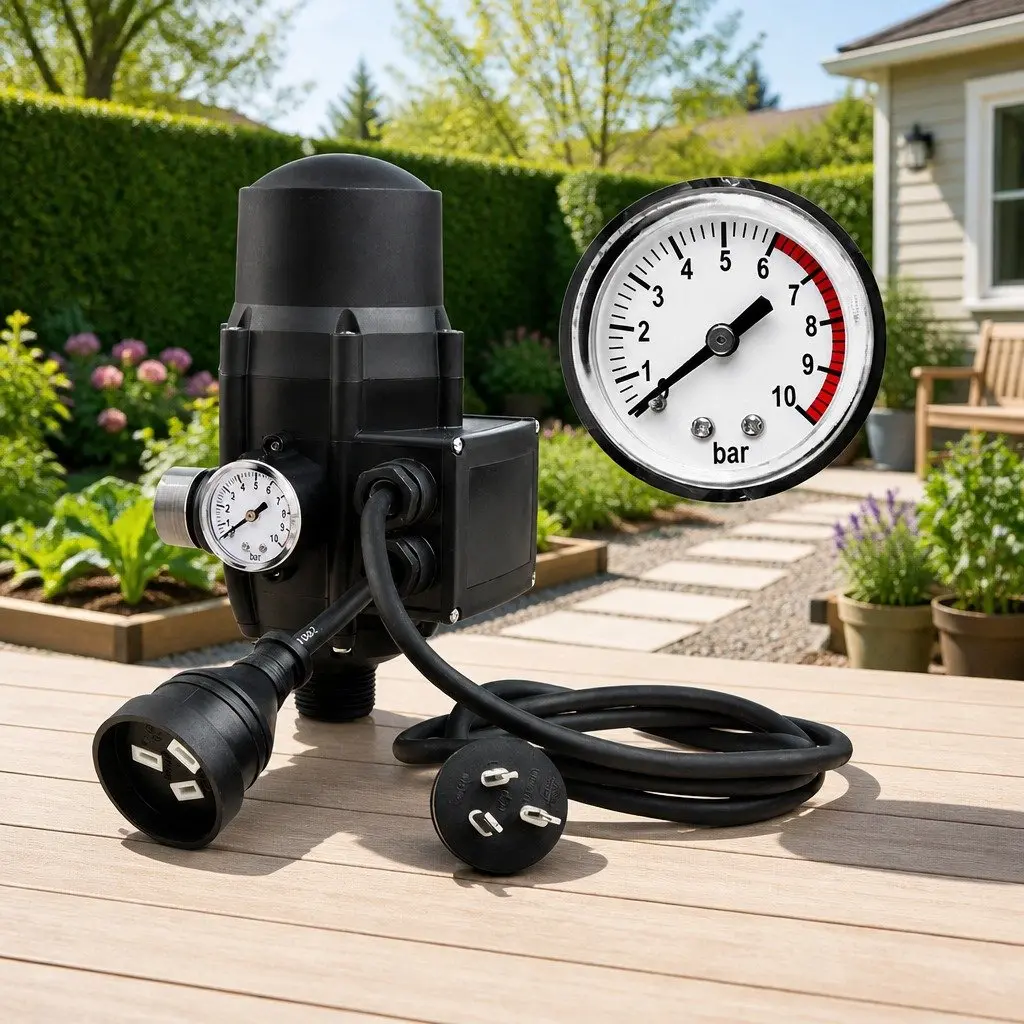 5-Stage Water Pump Stainless Steel 2500W Black