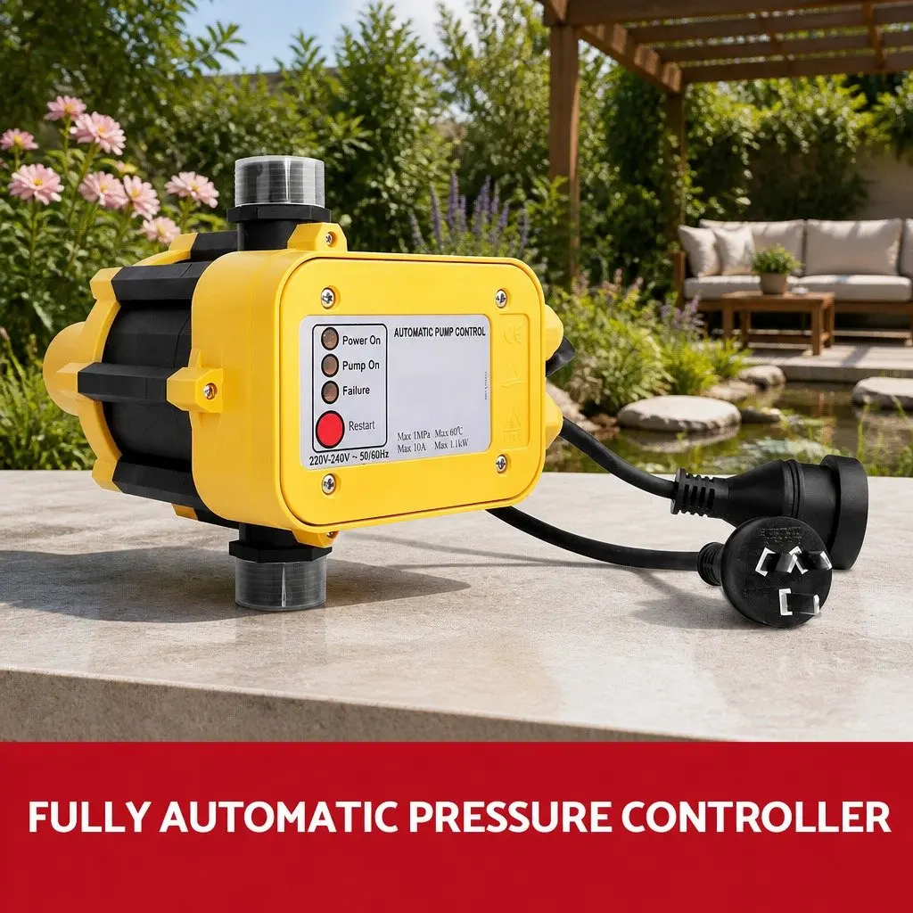 Irrigation Pump Stainless Steel 5-Stage 2500W Yellow