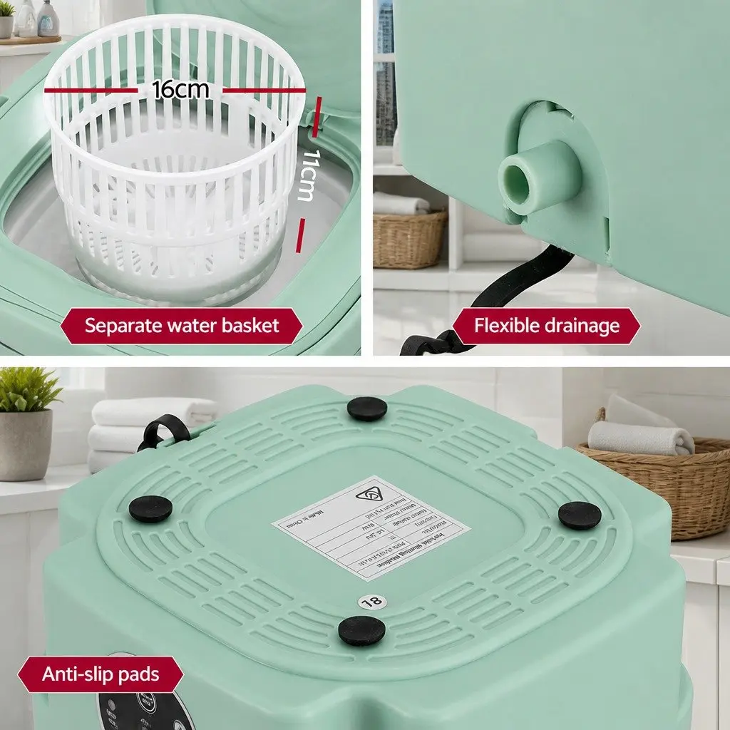 Portable Washing Machine with 8L Capacity