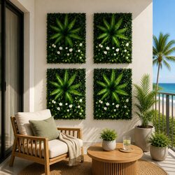 Premium Artificial Plant Wall Panels 40X60CM Boxwood Greenery