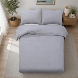 Premium King Quilt Cover Set with Pinch Pleated Design