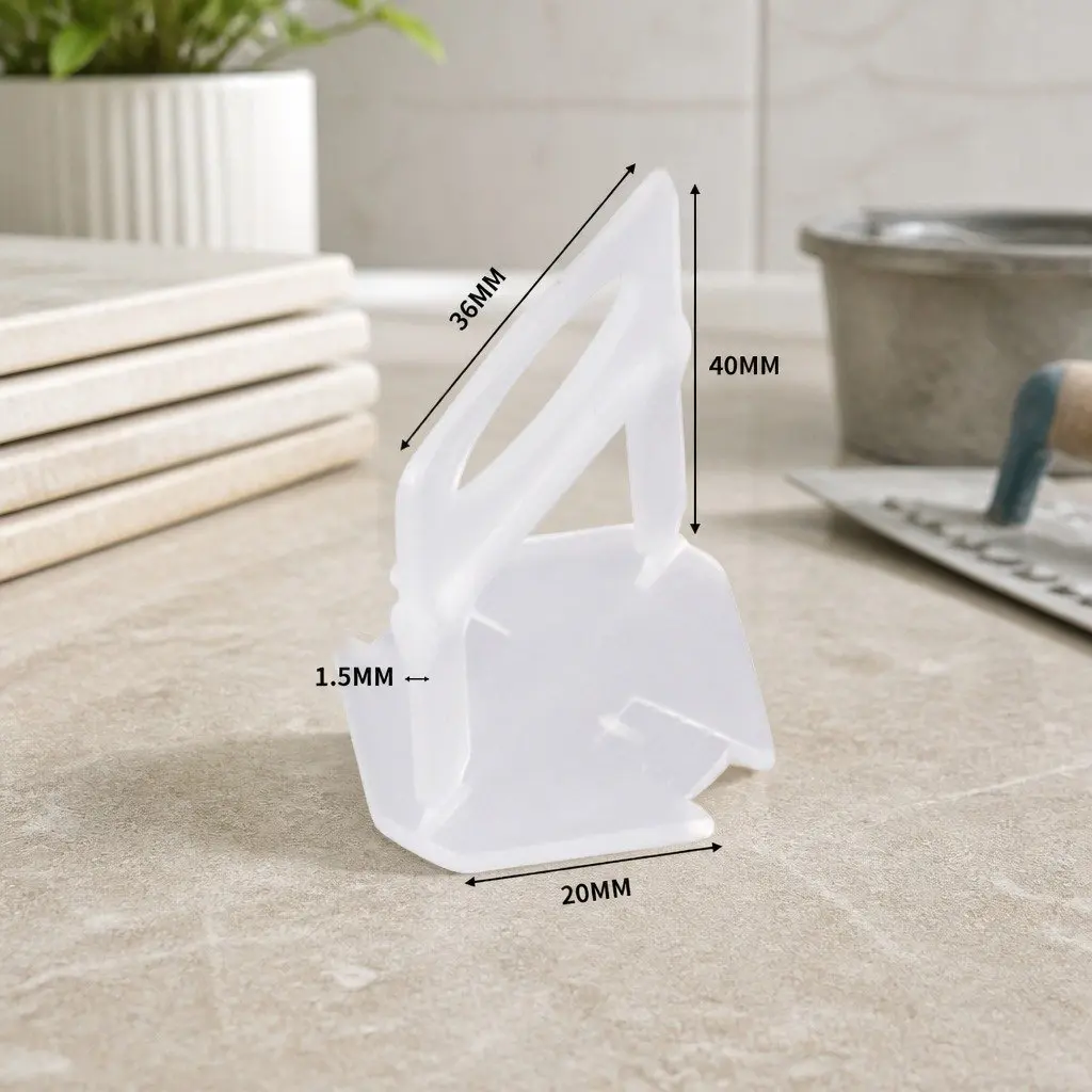 Tile Leveling System Clips Polypropylene 37mm x 37mm White Wedges Plastic 9cm x 2.3cm x 1.9cm Yellow Pliers Galvanised Steel 23cm x 13cm Yellow