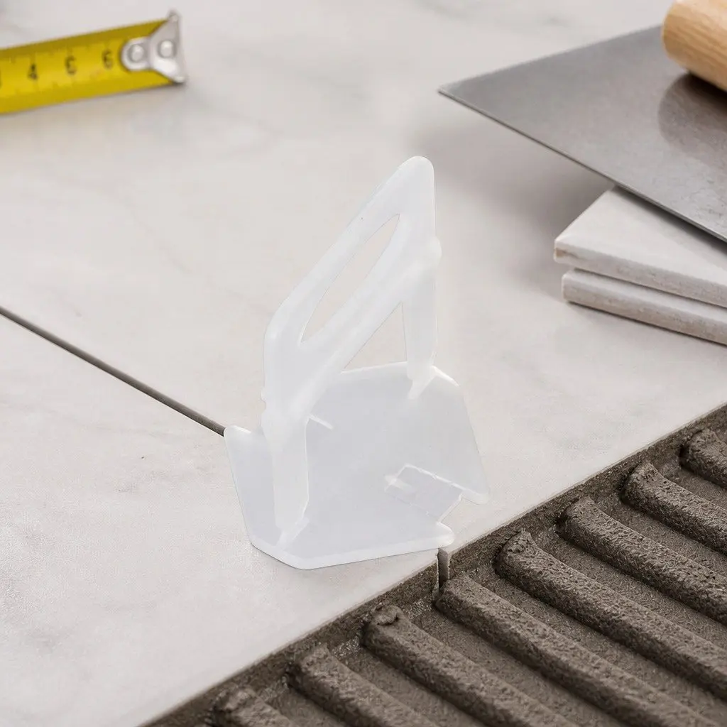 Tile Leveling System Clips Polypropylene 37mm x 37mm 1.5MM Spacer Tool Kit with Wedges Plastic Push Plier Galvanised Steel Suction Cups Plastic Rubber