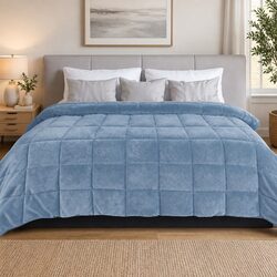 King Doona Quilt Comforter Blanket with Diamond Stitching
