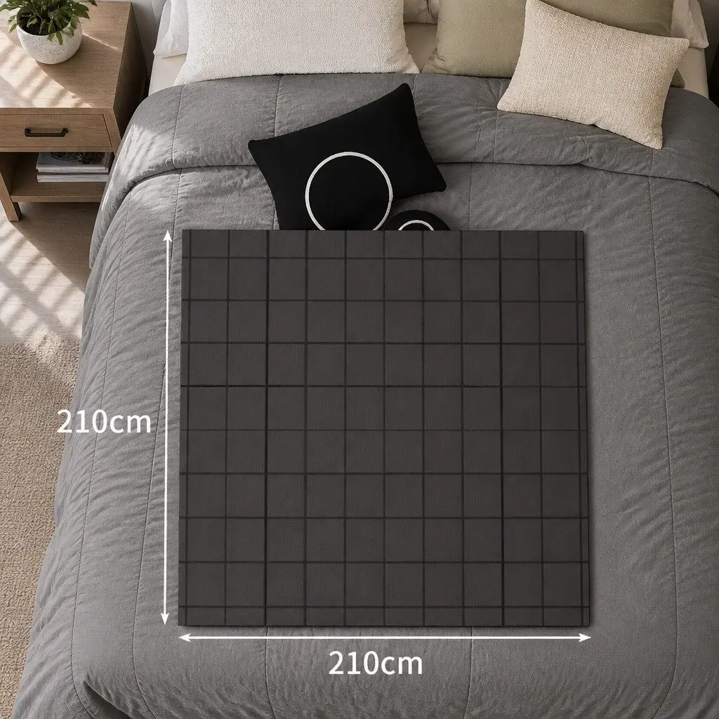 Queen Quilt Comforter Blanket with Diamond Stitching
