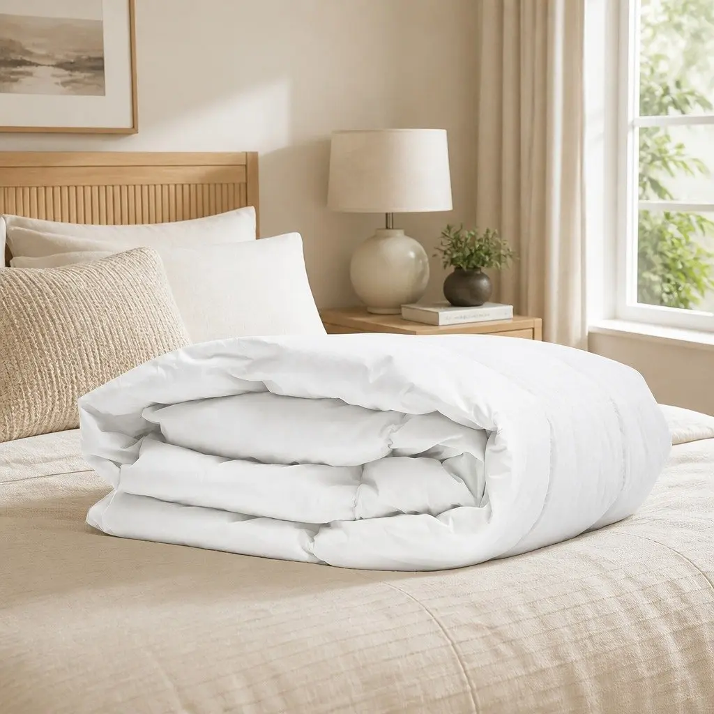 King Single Quilt Renewable Fiber 200 GSM White