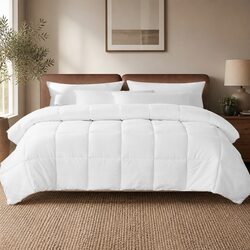 Queen Quilt 400GSM with Baffle Box Design for Comfort