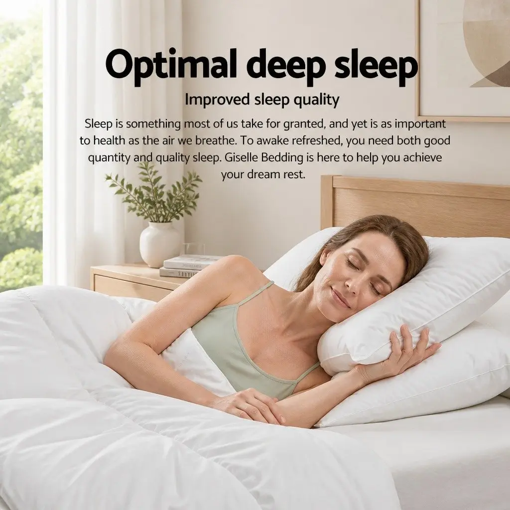 King Size Microfibre Quilt Bamboo Hollow Fibre Filling 400GSM White