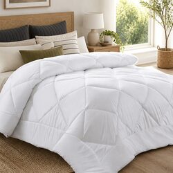 Microfibre Bamboo Quilt Super King Size 240x270cm Baffle Box Design Breathable