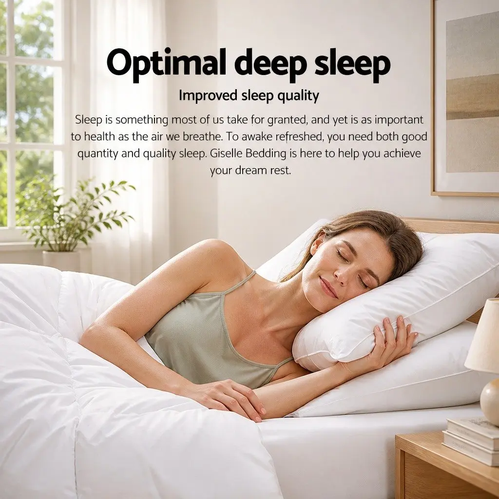 Microfibre Bamboo Quilt Super King Size 240x270cm Baffle Box Design Breathable