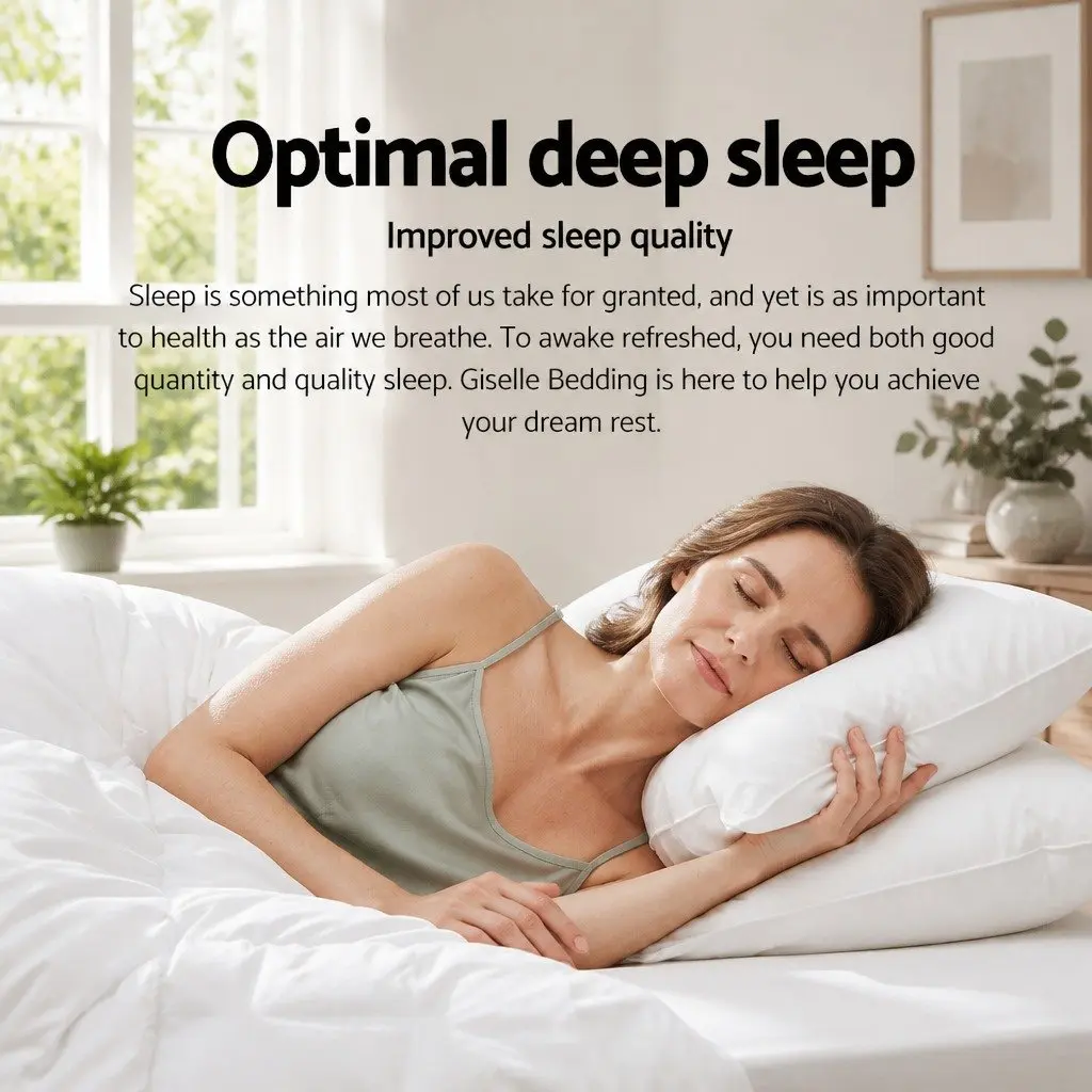Bamboo Microfibre Quilt Super King 700GSM Hollow Fibre Filling Baffle Box Design