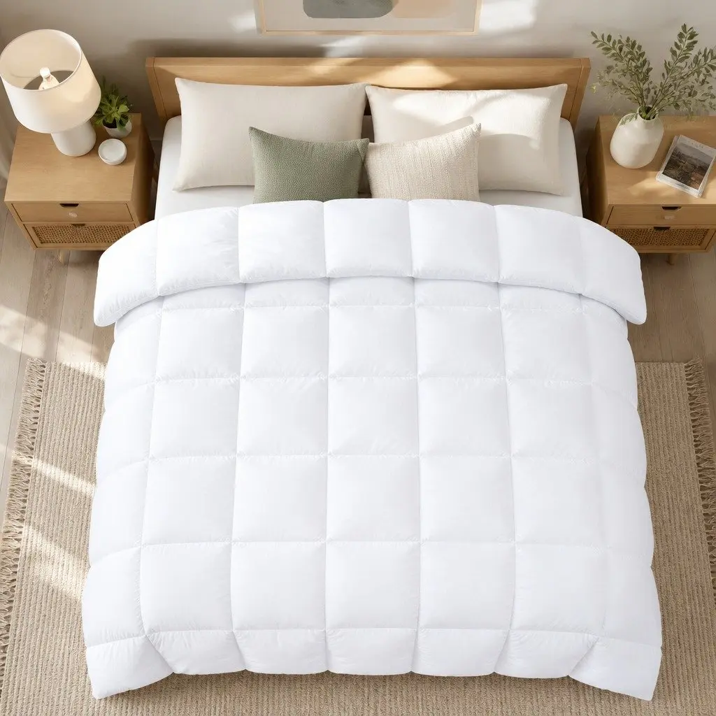 Duck Down Feather Quilt, Queen Size, 700GSM
