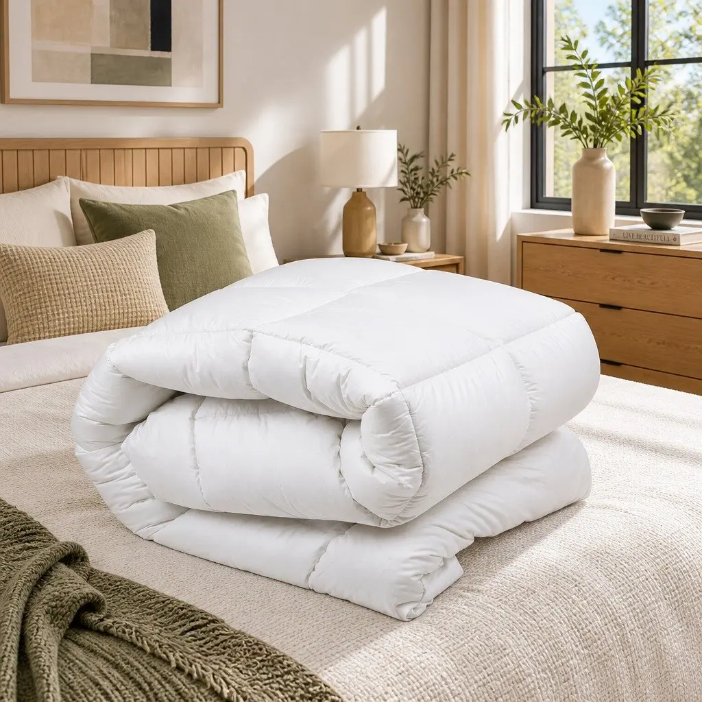 King Size Duck Feather Down Quilt 500GSM