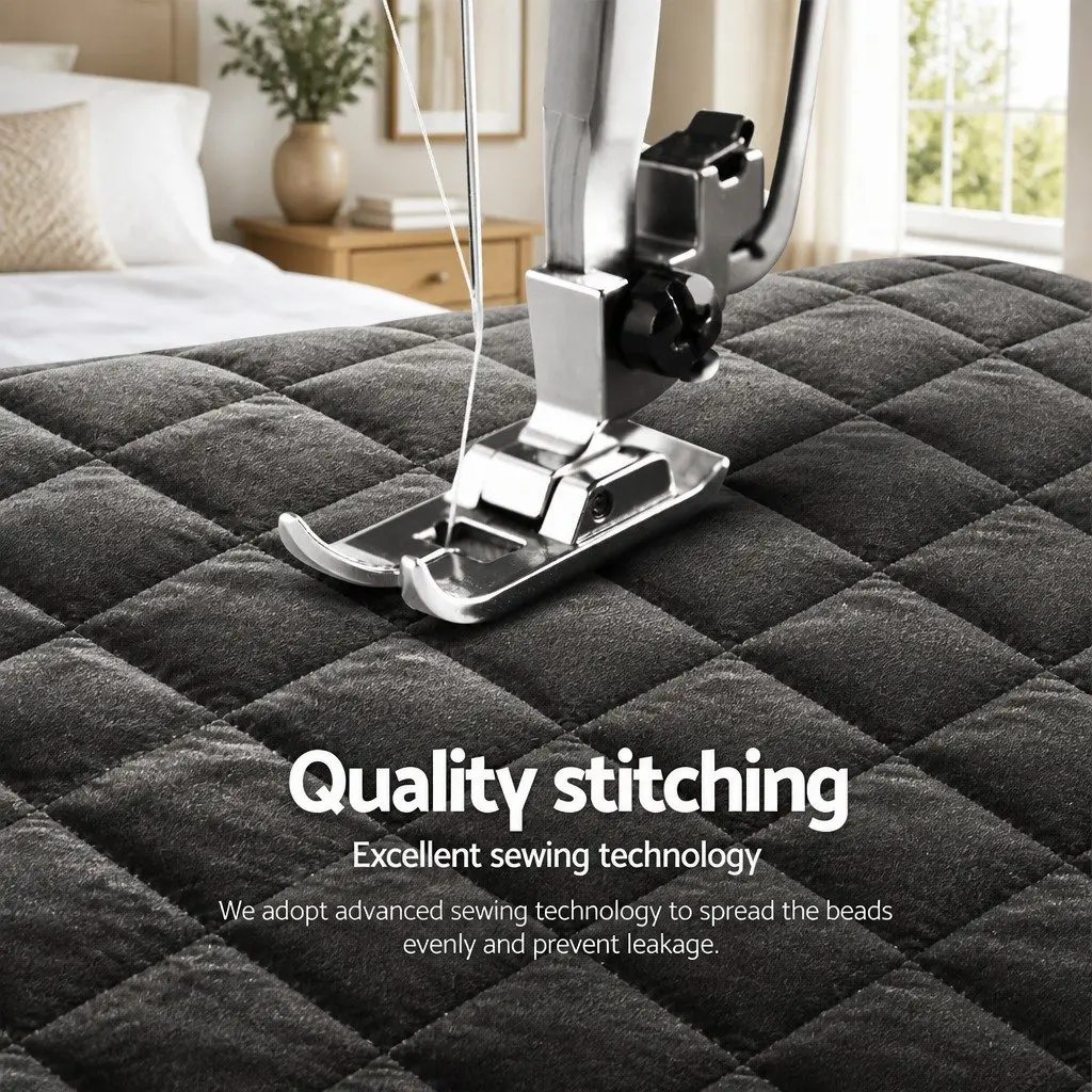 Faux Mink Quilt Single Bed Charcoal Winter Weight Baffle Box Design Machine