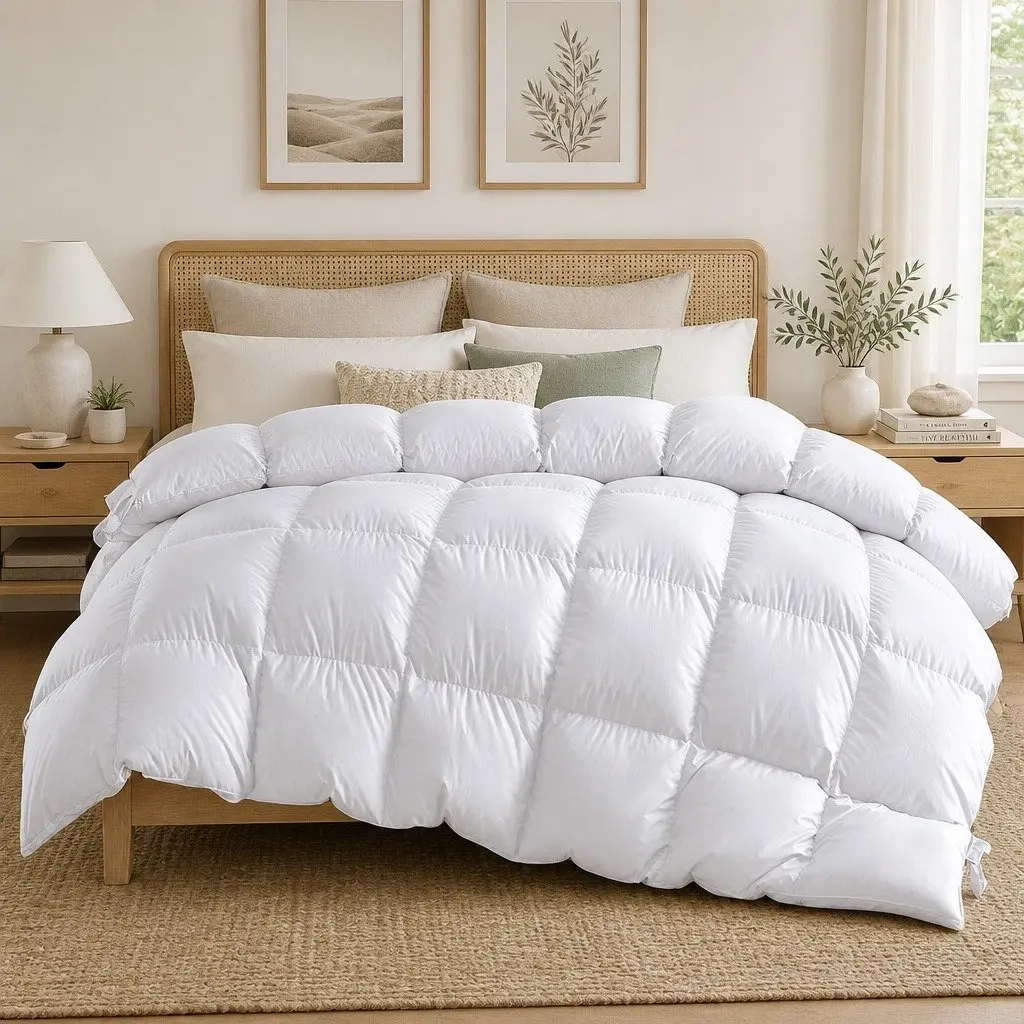 Single Goose Down Feather Quilt 700GSM