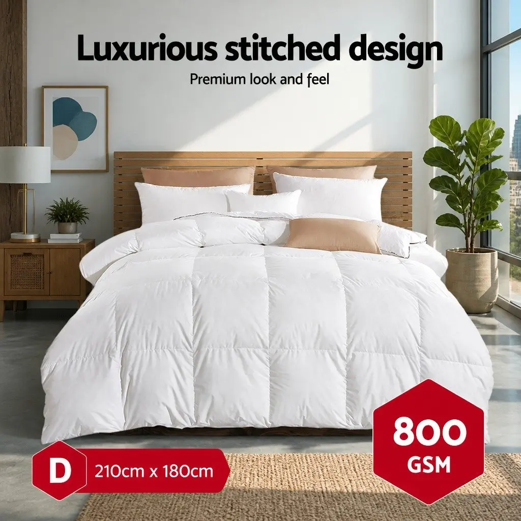 800GSM Double Goose Down Winter Quilt