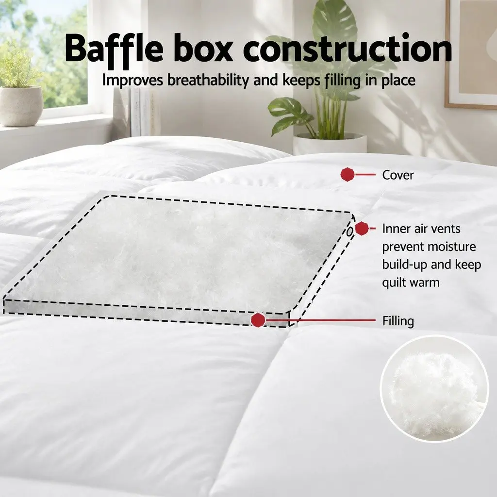 800GSM Double Goose Down Winter Quilt