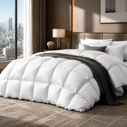 Premium King Size Goose Down Feather Quilt 800GSM