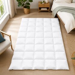 Goose Down Feather Quilt Single 800GSM Winter Duvet Comforter White Bedding