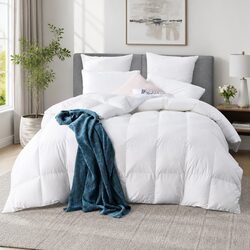 Premium King Goose Down Feather Quilt 500GSM