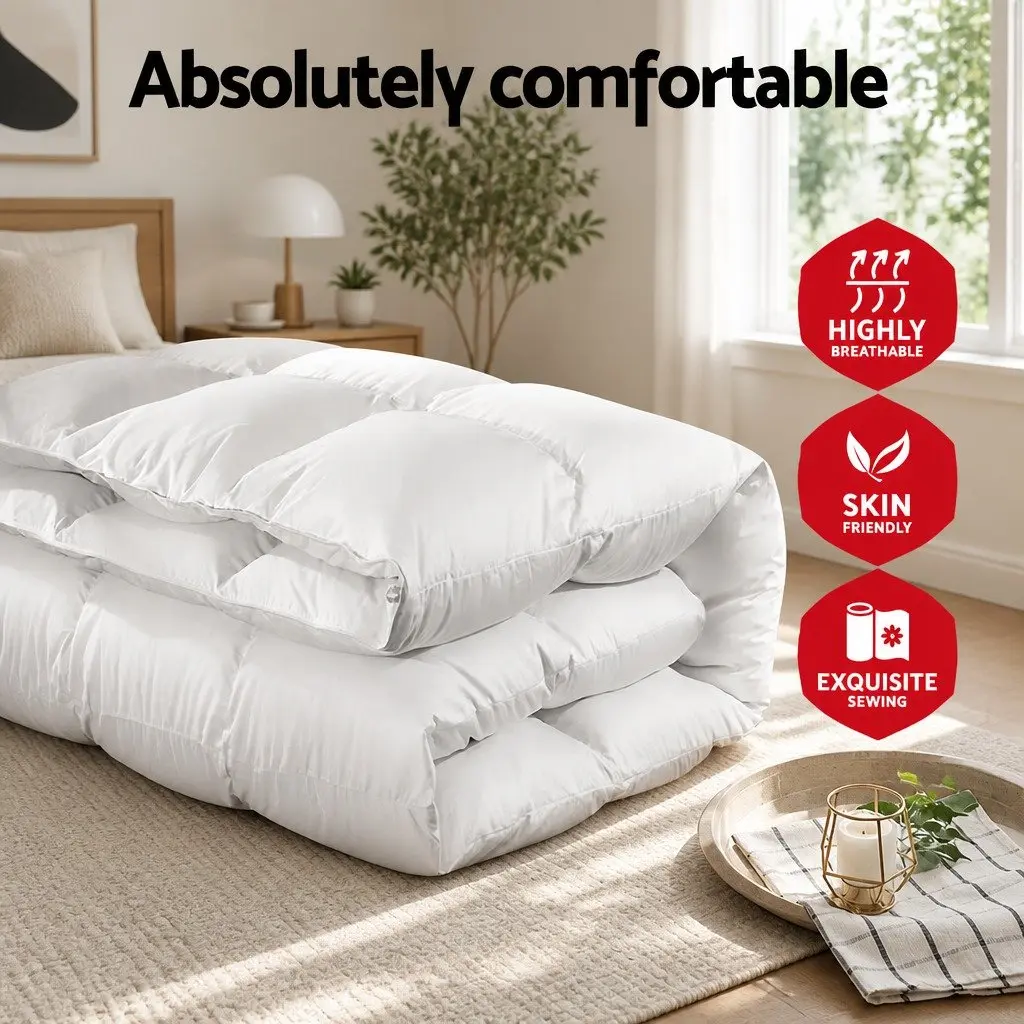 Super King Goose Down Quilt 500GSM