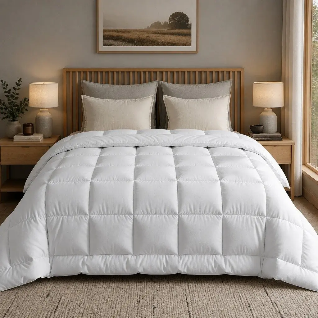Double Wool Quilt 500GSM Baffle Box Construction