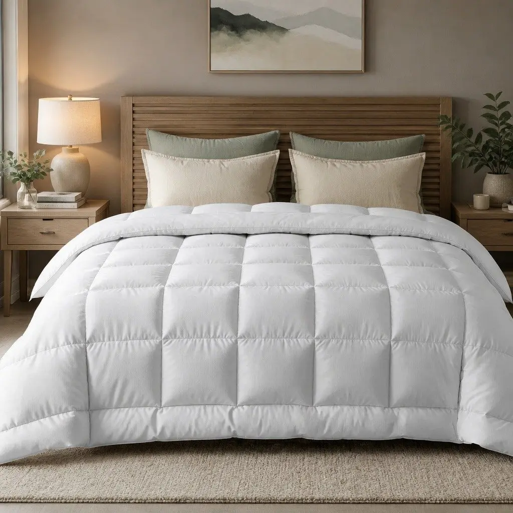 King Size Wool Quilt 500GSM for Winter Comfort