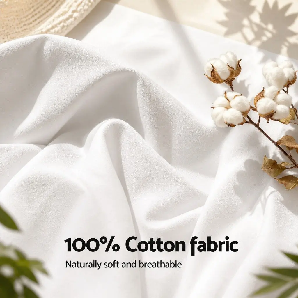 Wool Quilt 800GSM Queen Size White Baffle Box Construction