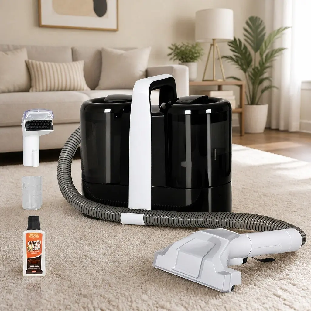 Carpet Upholstery Cleaner with 11KPa Suction