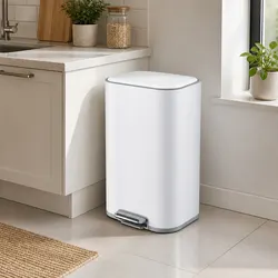 40L Steel Kitchen Trash Can with Soft Close Lid