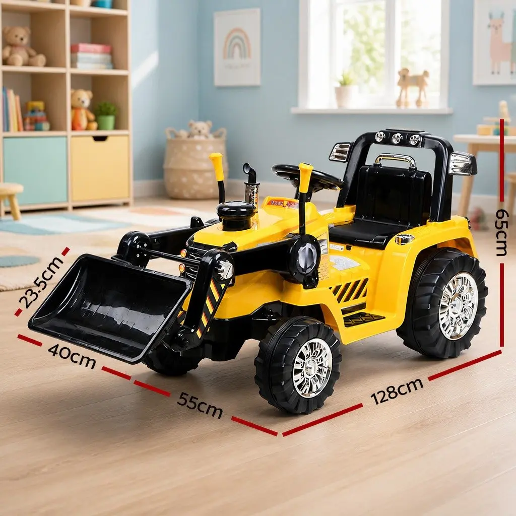 Kids Electric Ride On Bulldozer with Remote Control