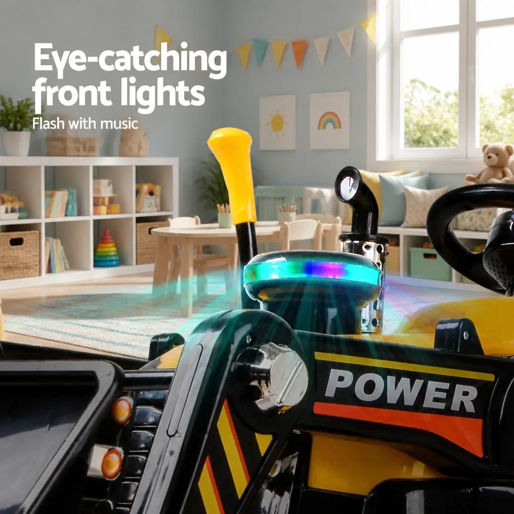 Kids Electric Ride On Bulldozer with Remote Control