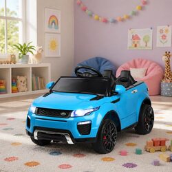 Sturdy Kids Electric Ride On Car 12V SUV Toy with Remote Control - Blue
