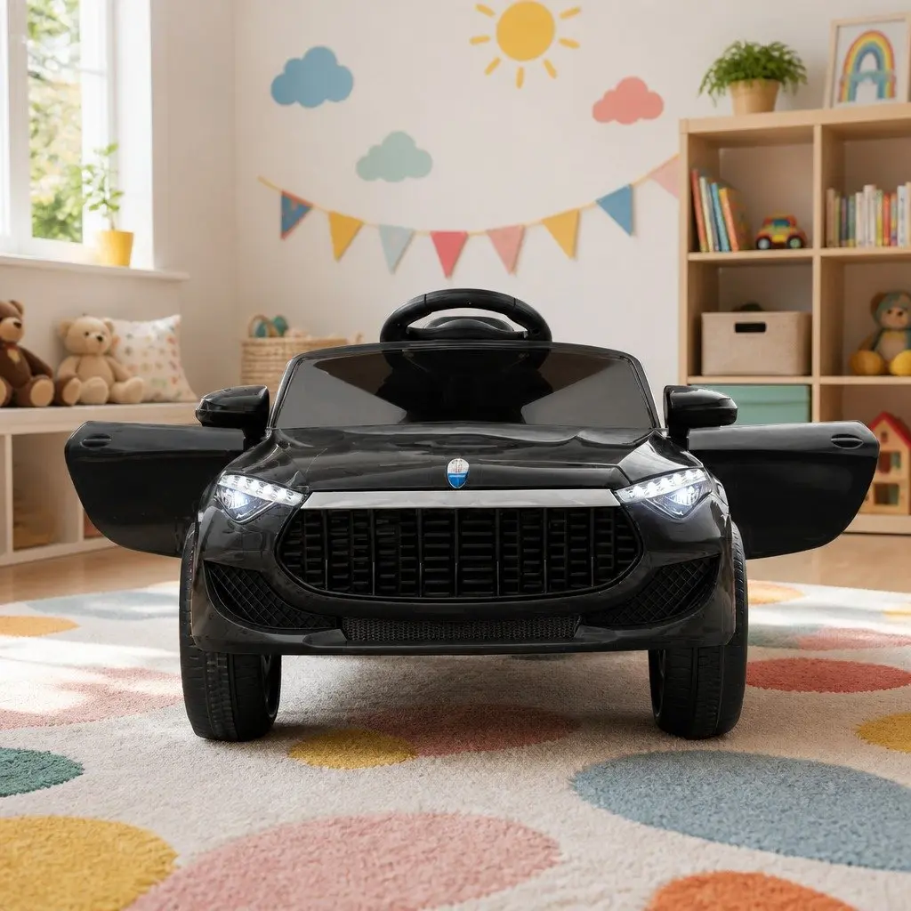 Ride On Car 12V Electric Battery Powered Toy Black
